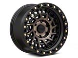 Black Rhino Shredder Matte Black with Machined Dark Tint 6-Lug Wheel; 17x9; -12mm Offset (03-09 4Runner)