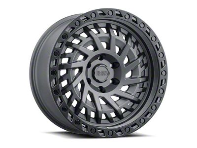 Black Rhino Shredder Matte Gunmetal 6-Lug Wheel; 17x9; 0mm Offset (03-09 4Runner)