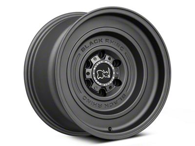 Black Rhino Solid Matte Gunblack 6-Lug Wheel; 17x9.5; -12mm Offset (03-09 4Runner)