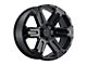 Black Rhino Wanaka Matte Black 6-Lug Wheel; 20x9; -18mm Offset (03-09 4Runner)