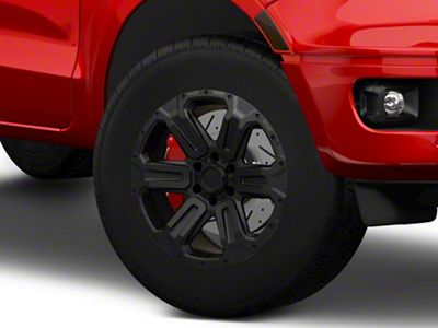 Black Rhino Wanaka Matte Black 6-Lug Wheel; 18x9; 12mm Offset (03-09 4Runner)