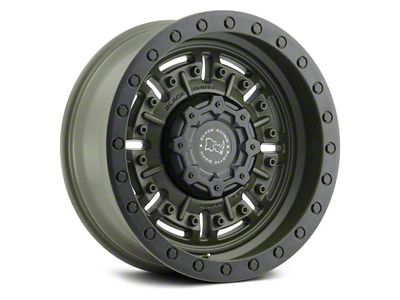 Black Rhino Abrams Olive Drab Green 6-Lug Wheel; 20x9.5; 12mm Offset (04-15 Titan)