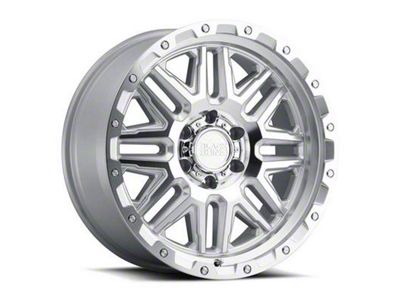 Black Rhino Alamo Gloss Silver 6-Lug Wheel; 20x9; 12mm Offset (04-15 Titan)