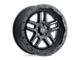 Black Rhino Barstow Textured Matte Black 6-Lug Wheel; 20x9.5; -18mm Offset (04-15 Titan)