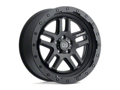 Black Rhino Barstow Textured Matte Black 6-Lug Wheel; 20x9.5; 0mm Offset (04-15 Titan)