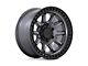 Black Rhino Calico Matte Gunmetal with Matte Black Lip 6-Lug Wheel; 17x8.5; -10mm Offset (04-15 Titan)