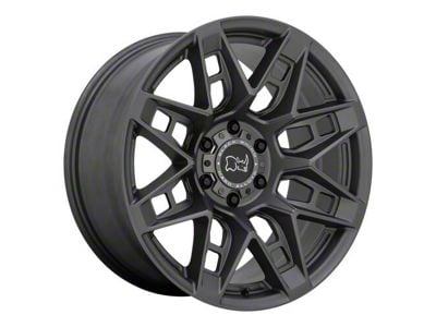 Black Rhino Caprock Matte Gunmetal 6-Lug Wheel; 18x9.5; 12mm Offset (04-15 Titan)