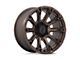 Black Rhino Diamondback Burnt Bronze 6-Lug Wheel; 18x9; 12mm Offset (04-15 Titan)