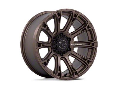 Black Rhino Diamondback Burnt Bronze 6-Lug Wheel; 20x9; 12mm Offset (04-15 Titan)