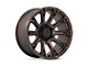 Black Rhino Diamondback Burnt Bronze 6-Lug Wheel; 20x9; 12mm Offset (04-15 Titan)