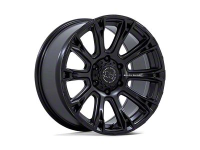 Black Rhino Diamondback Matte Black 6-Lug Wheel; 18x9; 12mm Offset (04-15 Titan)