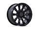 Black Rhino Diamondback Matte Black 6-Lug Wheel; 18x9; 12mm Offset (04-15 Titan)