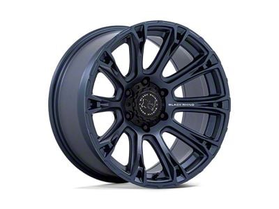 Black Rhino Diamondback Metallic Blue 6-Lug Wheel; 20x9; 12mm Offset (04-15 Titan)