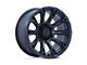 Black Rhino Diamondback Metallic Blue 6-Lug Wheel; 20x9; 12mm Offset (04-15 Titan)