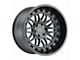 Black Rhino Fury Matte Gunmetal 6-Lug Wheel; 18x9.5; 12mm Offset (04-15 Titan)