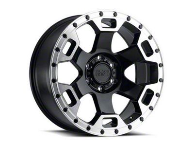 Black Rhino Gauntlet Gloss Black Machined 6-Lug Wheel; 20x9; 12mm Offset (04-15 Titan)