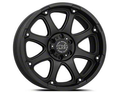 Black Rhino Glamis Matte Black 6-Lug Wheel; 18x9; -12mm Offset (04-15 Titan)