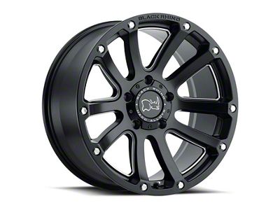 Black Rhino Highland Matte Black 6-Lug Wheel; 18x9.5; -12mm Offset (04-15 Titan)