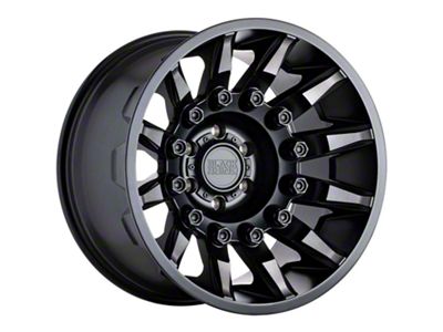 Black Rhino Mission Matte Black with Machined Tinted Spoke 6-Lug Wheel; 20x11.5; -44mm Offset (04-15 Titan)