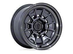 Black Rhino Mondo Matte Gunmetal with Gloss Gray Lip 6-Lug Wheel; 18x9; 12mm Offset (04-15 Titan)