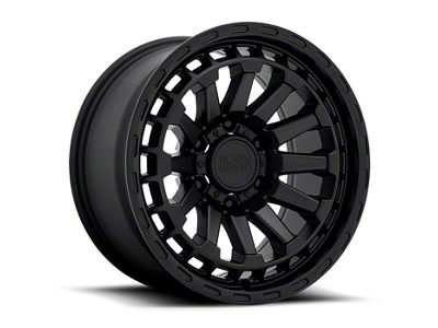 Black Rhino Raid Matte Black 6-Lug Wheel; 18x9.5; 12mm Offset (04-15 Titan)