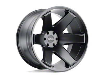 Black Rhino Raze Matte Black 6-Lug Wheel; 22x14; -76mm Offset (04-15 Titan)