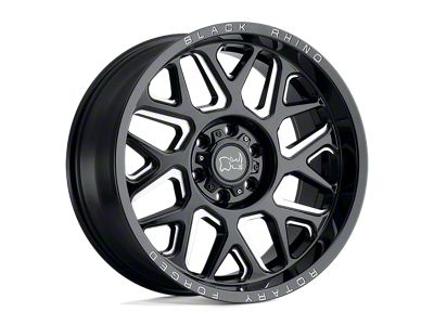 Black Rhino Reaper Gloss Black Milled 6-Lug Wheel; 20x9.5; -18mm Offset (04-15 Titan)