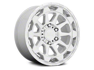 Black Rhino Rotor Gloss Silver 6-Lug Wheel; 18x9; 12mm Offset (04-15 Titan)