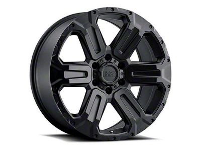 Black Rhino Wanaka Matte Black 6-Lug Wheel; 18x9; 12mm Offset (04-15 Titan)