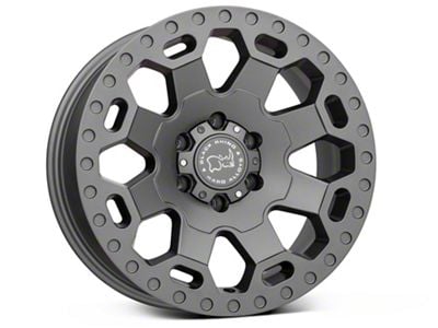 Black Rhino Warlord Matte Gunmetal 6-Lug Wheel; 18x8; 35mm Offset (04-15 Titan)