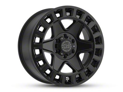 Black Rhino York Matte Black 6-Lug Wheel; 18x9; -12mm Offset (04-15 Titan)