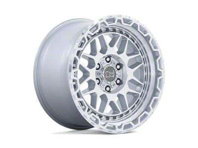 Black Rhino Holcomb Gloss Silver with Mirror Cut Face 6-Lug Wheel; 20x9.5; 18mm Offset (05-21 Frontier)