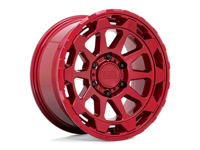 Black Rhino Rotor Candy Red 6-Lug Wheel; 17x8.5; 12mm Offset (05-21 Frontier)