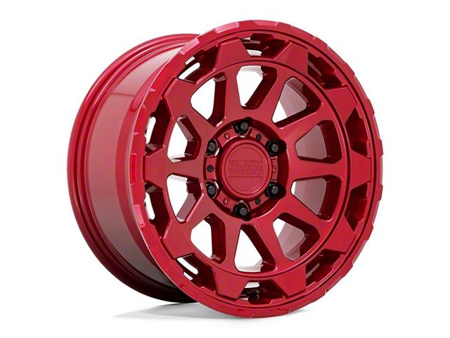 Black Rhino Rotor Candy Red 6-Lug Wheel; 18x9; 12mm Offset (05-21 Frontier)