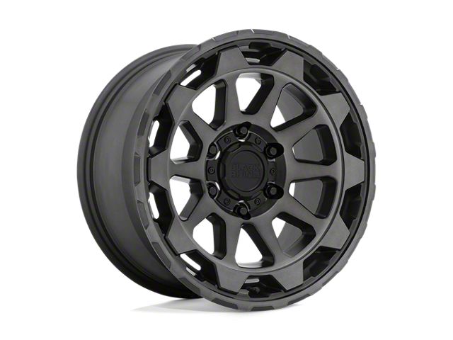 Black Rhino Rotor Matte Gunmetal with Brushed Tinted Face 6-Lug Wheel; 20x9; 12mm Offset (05-21 Frontier)