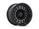 Black Rhino Sahara Matte Black with Gloss Black Lip 6-Lug Wheel; 17x9; -12mm Offset (05-21 Frontier)