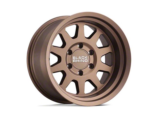 Black Rhino Stadium Matte Bronze 6-Lug Wheel; 17x8.5; 0mm Offset (05-21 Frontier)