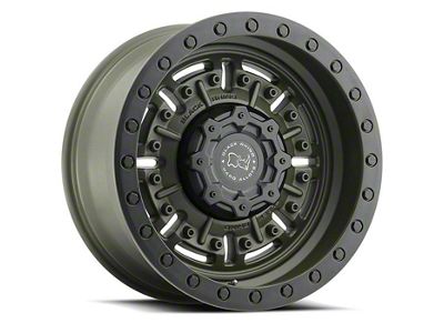 Black Rhino Abrams Olive Drab Green 6-Lug Wheel; 18x9.5; -18mm Offset (05-15 Tacoma)