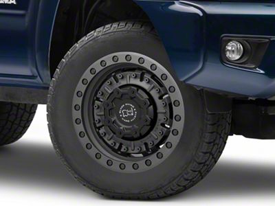 Black Rhino Abrams Textured Matte Gunmetal 6-Lug Wheel; 18x9.5; -18mm Offset (05-15 Tacoma)