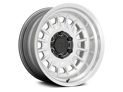 Black Rhino Aliso Gloss Silver 6-Lug Wheel; 17x9; -38mm Offset (05-15 Tacoma)