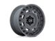 Black Rhino Axle Battleship Gray 6-Lug Wheel; 17x9.5; 6mm Offset (05-15 Tacoma)