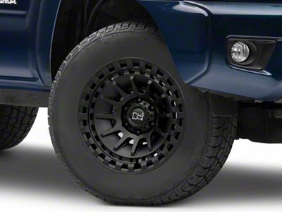 Black Rhino Barrage Matte Black 6-Lug Wheel; 17x8.5; -10mm Offset (05-15 Tacoma)