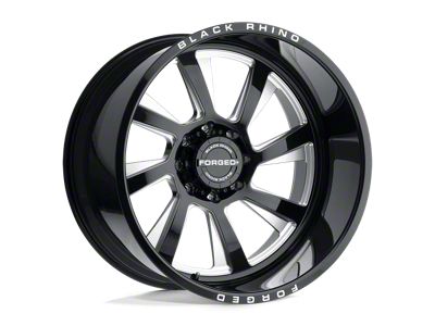 Black Rhino Blaster Gloss Black Milled 6-Lug Wheel; Left Directional; 22x14; -76mm Offset (05-15 Tacoma)