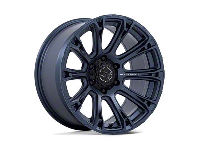 Black Rhino Diamondback Metallic Blue 6-Lug Wheel; 17x8.5; 25mm Offset (05-15 Tacoma)