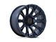 Black Rhino Diamondback Metallic Blue 6-Lug Wheel; 17x9; -12mm Offset (05-15 Tacoma)