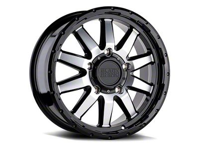 Black Rhino Excursion Gloss Black 6-Lug Wheel; 17x7.5; 35mm Offset (05-15 Tacoma)