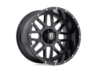 Black Rhino Fury Matte Gunmetal 6-Lug Wheel; 22x11.5; -44mm Offset (05-15 Tacoma)