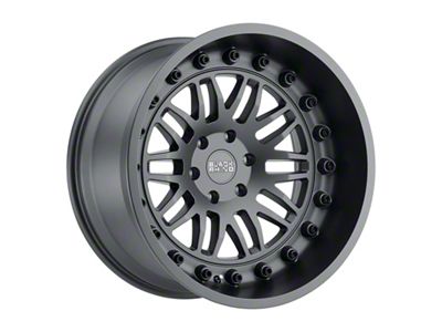 Black Rhino Fury Matte Gunmetal 6-Lug Wheel; 18x9.5; 12mm Offset (05-15 Tacoma)