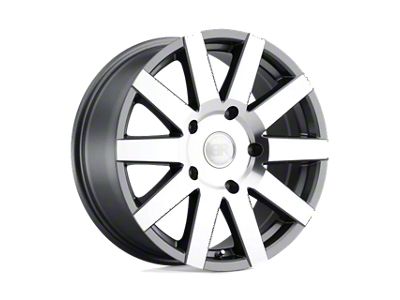 Black Rhino Journey Gloss Gunmetal with Mirror-Cut Face 6-Lug Wheel; 17x7.5; 45mm Offset (05-15 Tacoma)