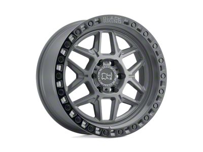 Black Rhino Kelso Battleship Gray with Black Ring 5-Lug Wheel; 17x9; -18mm Offset (05-15 Tacoma)